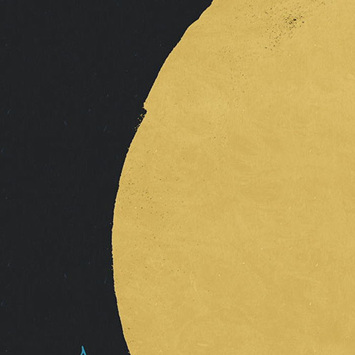 Vlies Fototapete | Supermoon | Größe 250 x 280 cm