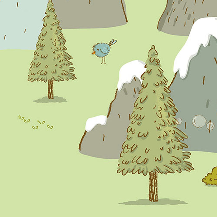 Vlies Fototapete | Mountain Traveler | Größe 400 x 280 cm