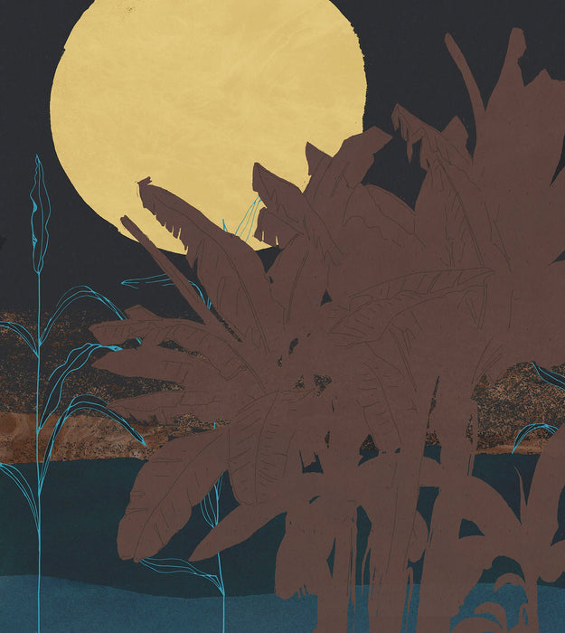 Vlies Fototapete | Supermoon | Größe 250 x 280 cm