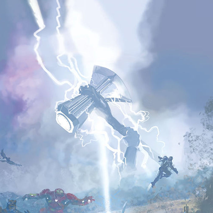 Vlies Fototapete | Avengers Epic Battles Two Worlds | Größe 500 x 280 cm