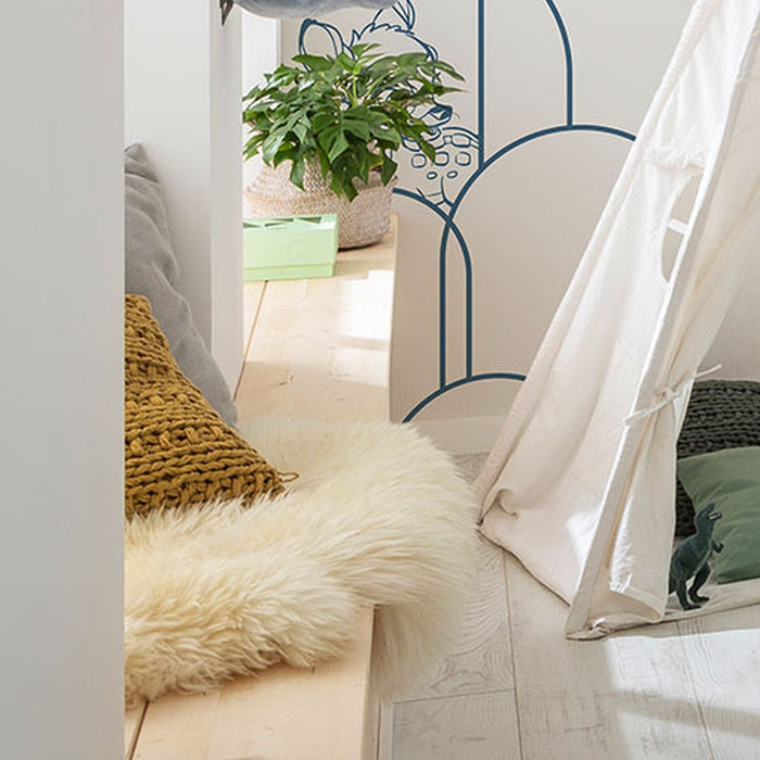 Vlies Fototapete | Hide away Bambi | Größe 250 x 250 cm