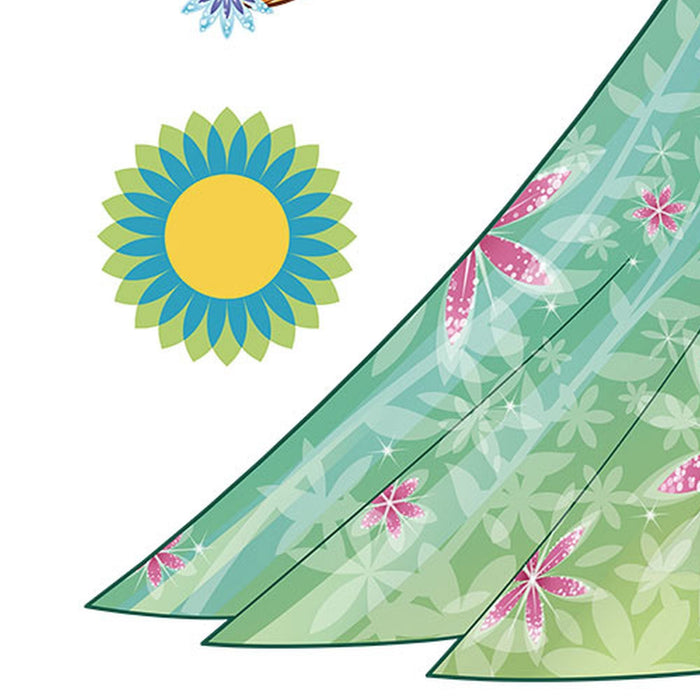 Selbstklebende Vlies Fototapete/Wandtattoo | Frozen Springtime XXL | Größe 127 x 200 cm