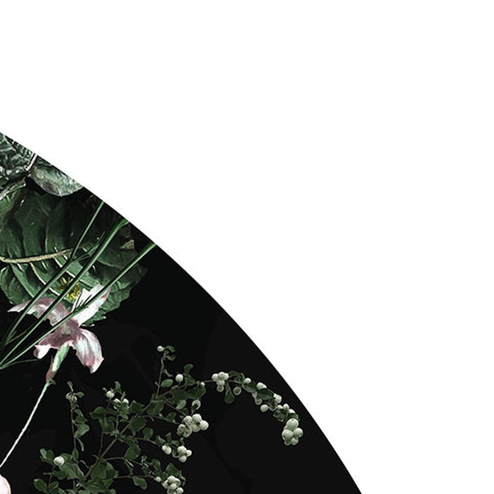 Komar | Selbstklebende Vlies Fototapete/Wandtattoo | Enchanted Flowers | Größe 125 x 125 cm