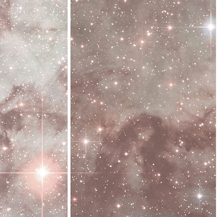 Selbstklebende Vlies Fototapete/Wandtattoo | Mauve Diamond | Größe 127 x 200 cm