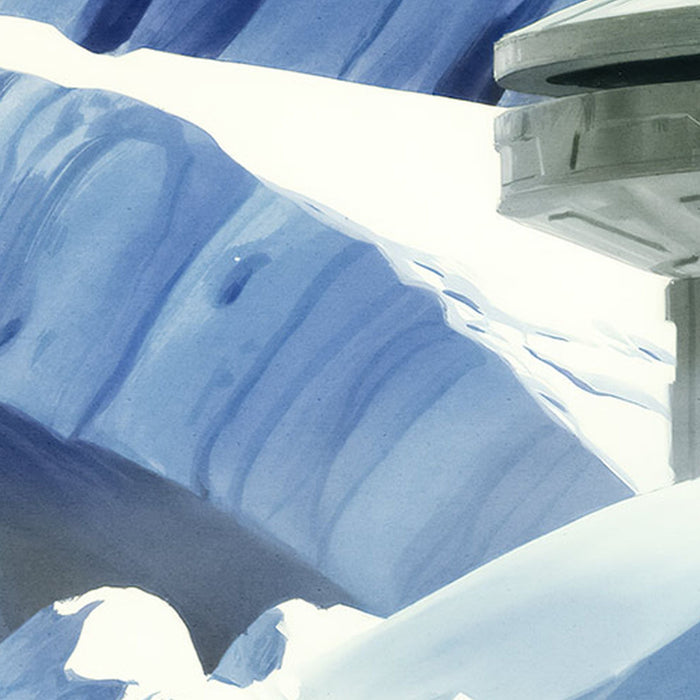 Vlies Fototapete | Star Wars Classic RMQ Hoth Echo Base | Größe 500 x 250 cm