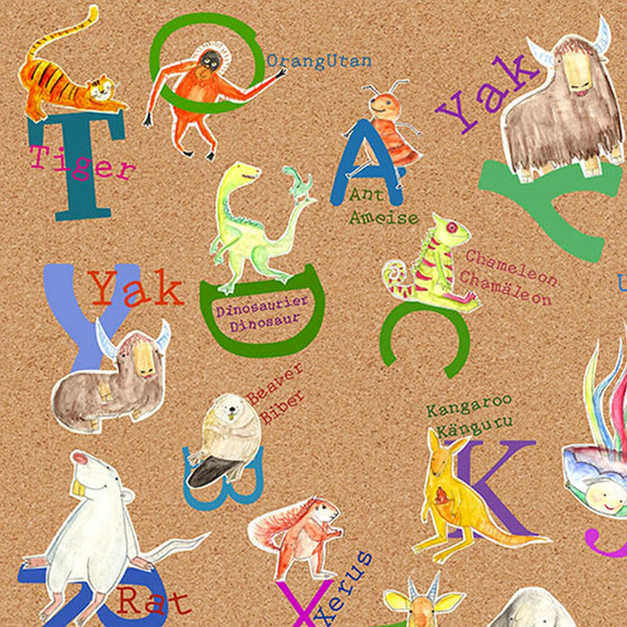 Vlies Fototapete | Animals A|Z Panel | Größe 100 x 250 cm