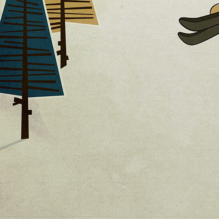 Vlies Fototapete | Mickey Alpine | Größe 200 x 250 cm