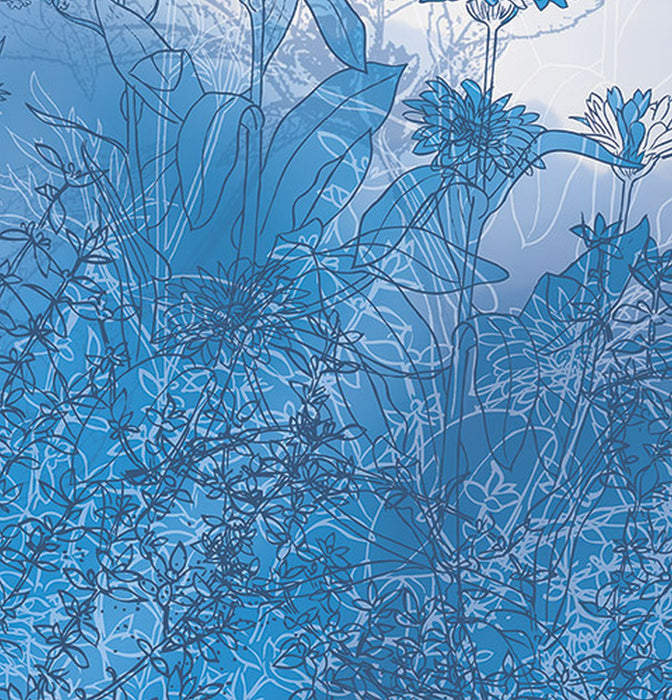 Komar | Vlies Fototapete | Blue Sky Panel | Größe 100 x 250 cm
