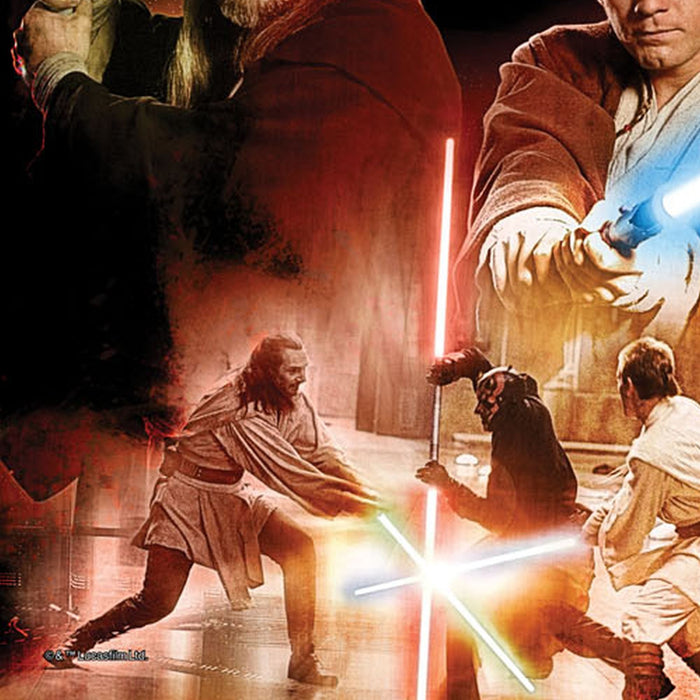 Vlies Fototapete | Star Wars Posters Collage | Größe 120 x 200 cm