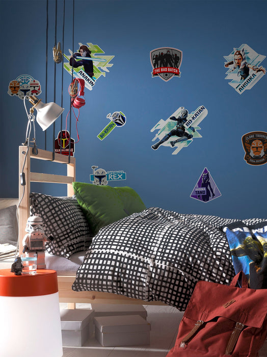 Wandtattoo | Clone Wars Badges  | Größe 100 x 70 cm