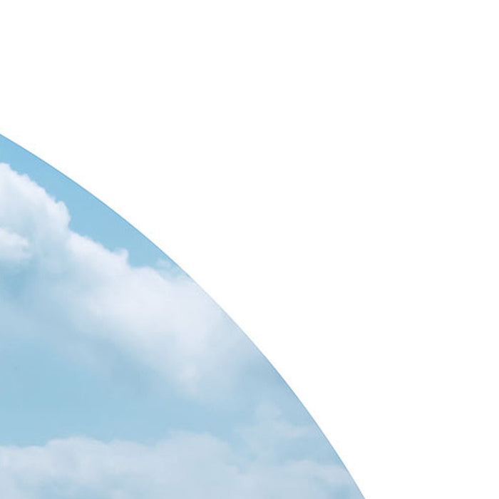 Selbstklebende Vlies Fototapete/Wandtattoo | Lagoon | Größe 125 x 125 cm