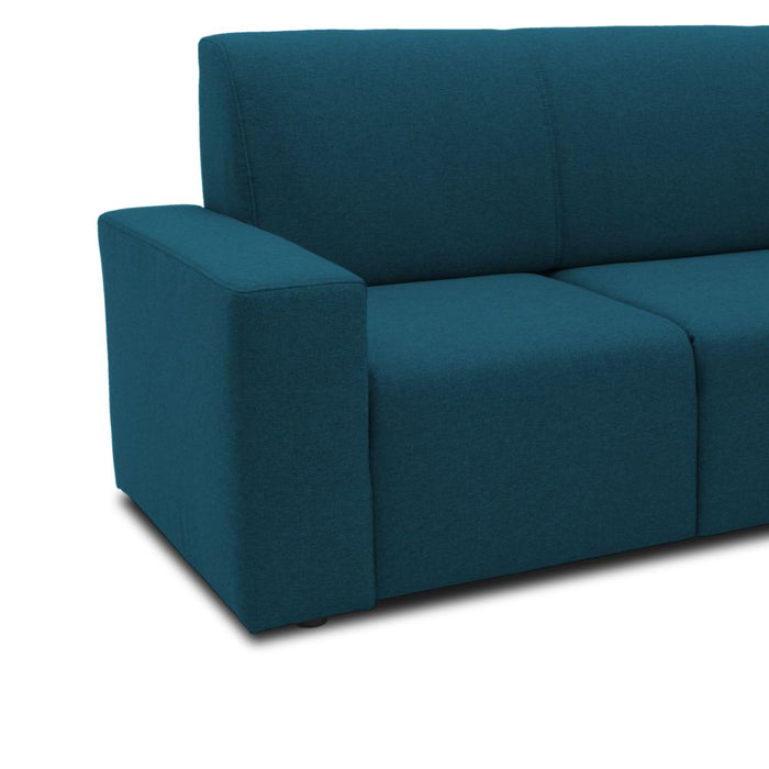 LOOKS X Ecksofa Longchair | Sofa L-Form | Couch Polsterecke | beidseitig montierbar | niedrige Armlehnen |  modernes Design | 222x150 cm