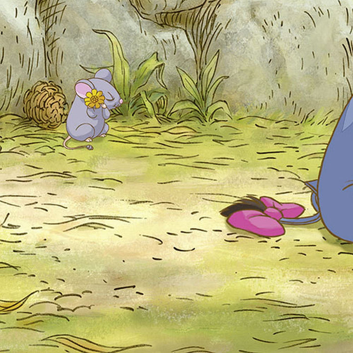 Papier Fototapete | Winnie Pooh Ballooning | Größe 368 x 254 cm