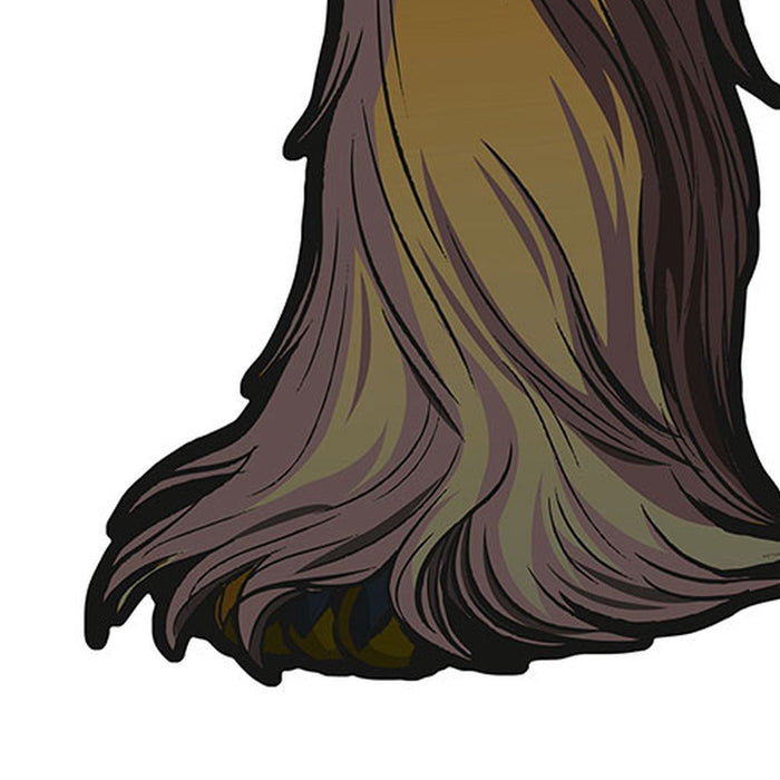 Selbstklebende Vlies Fototapete/Wandtattoo | Star Wars XXL Chewbacca | Größe 127 x 200 cm