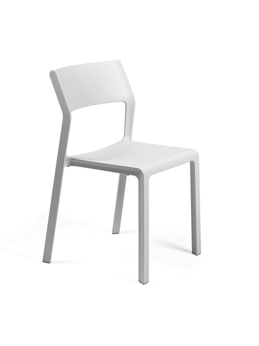 Naber | Trill 1 | Stuhl Küchenstuhl | Gestell bianco/weiß | Bezug bianco/weiß