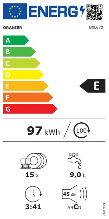 Oranier | GXL670 | Geschirrspüler