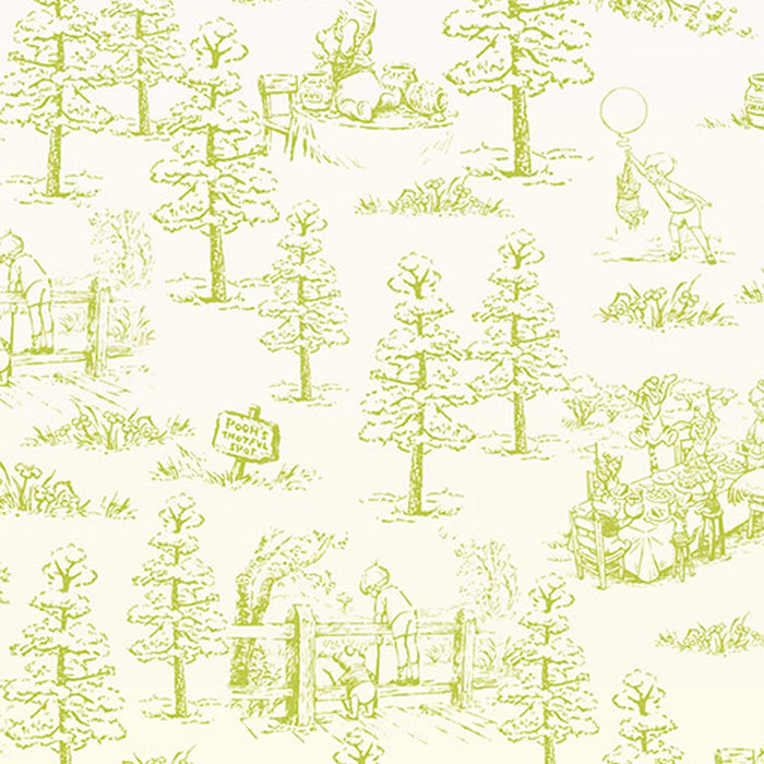 Vlies Fototapete | Winnie the Pooh in the wood | Größe 200 x 280 cm