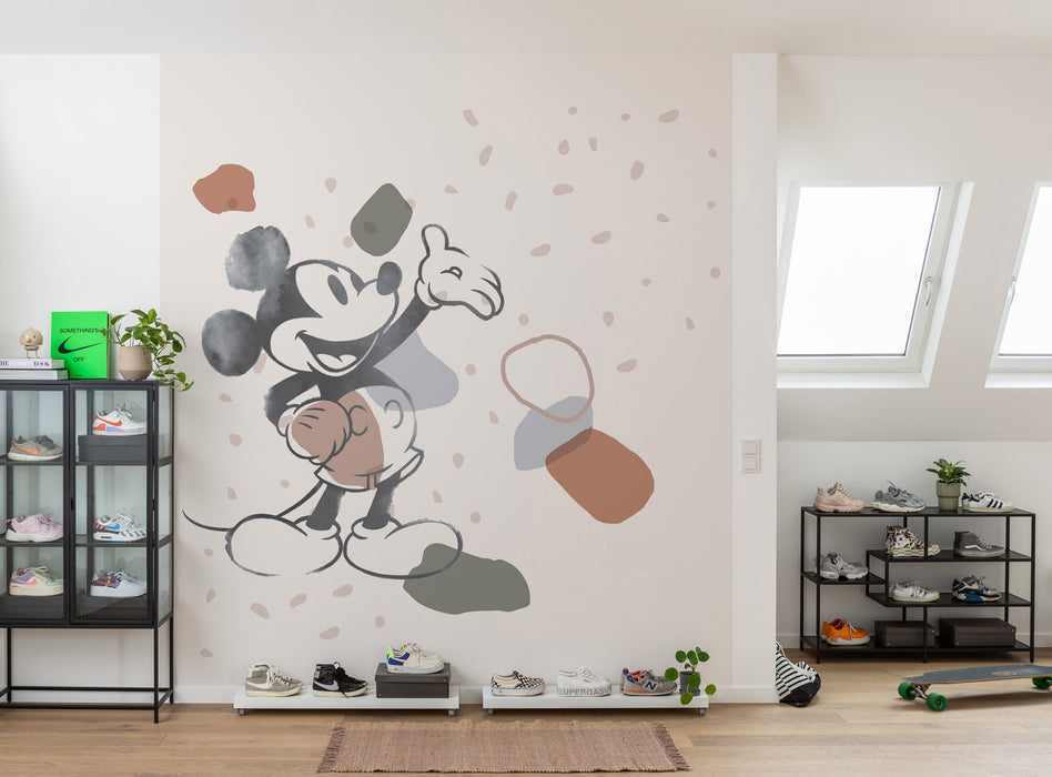 Komar | Vlies Fototapete | Mickey Organic Shapes | Größe 250 x 280 cm