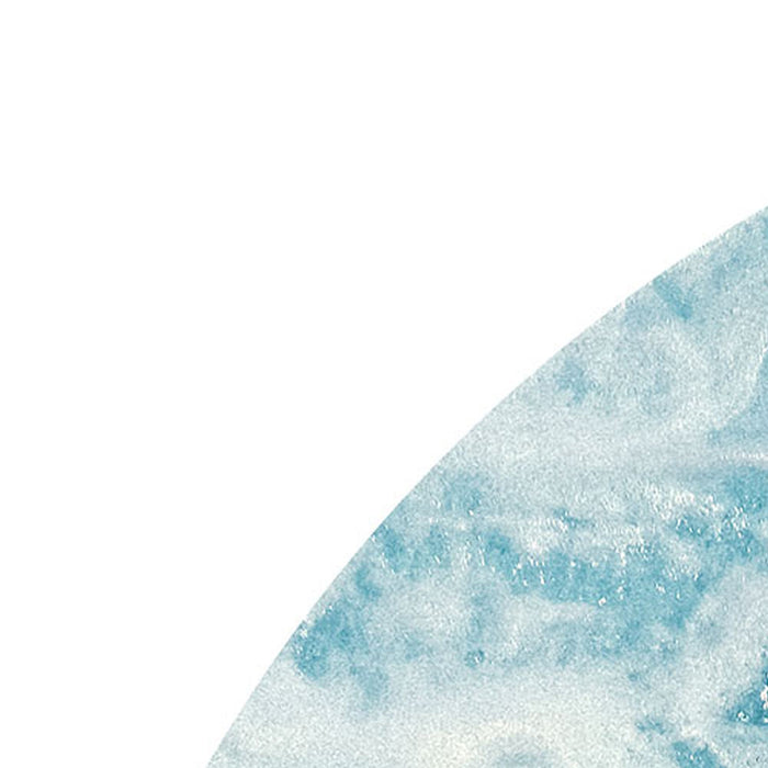 Komar | Selbstklebende Vlies Fototapete/Wandtattoo | Ocean Twist | Größe 125 x 125 cm