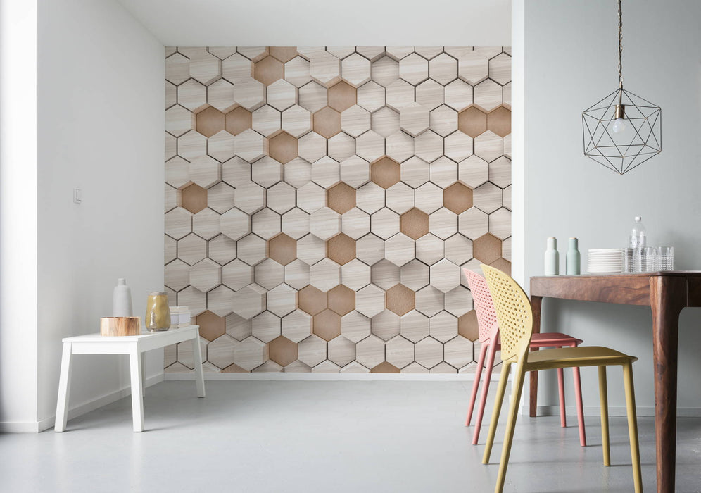 Vlies Fototapete | Woodcomb Nude | Größe 400 x 250 cm