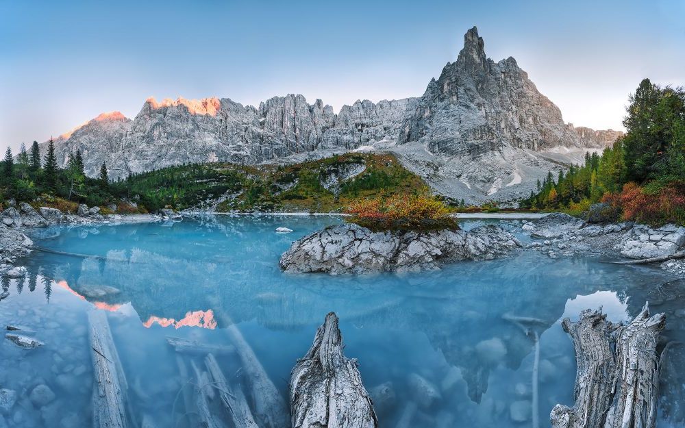 Vlies Fototapete | Alpine Treasure | Größe 400 x 250 cm