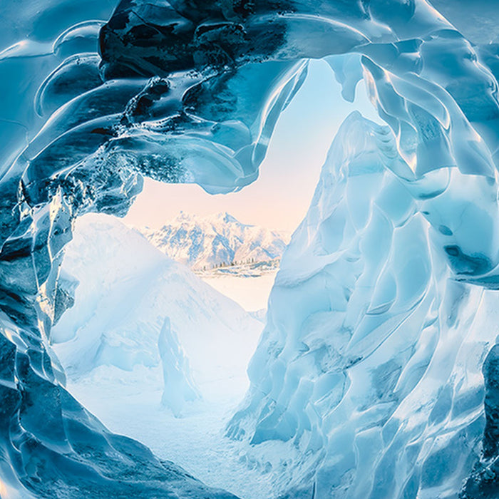 Vlies Fototapete | The Eye of the Glacier | Größe 450 x 280 cm