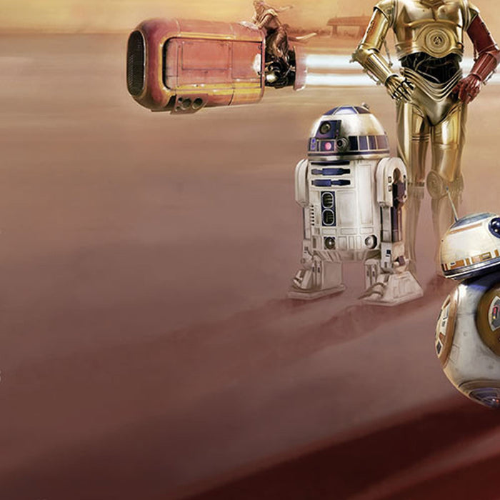 Papier Fototapete | STAR WARS EP7 Collage | Größe 368 x 254 cm