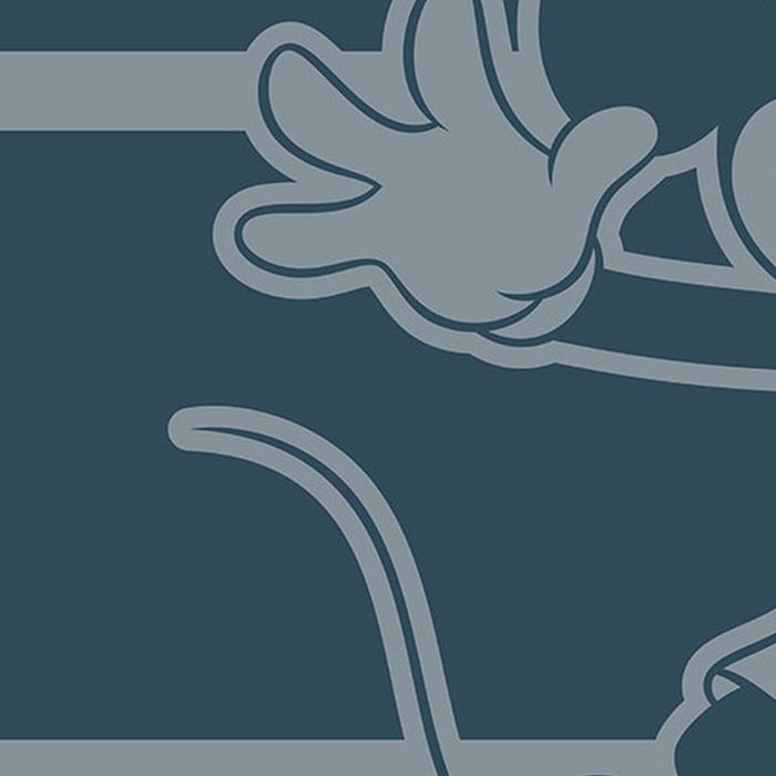 Selbstklebende Vlies Fototapete/Wandtattoo | Mickey Bonjour  | Größe 125 x 125 cm