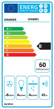 Oranier | LEA60S1 | Dunstabzugshaube