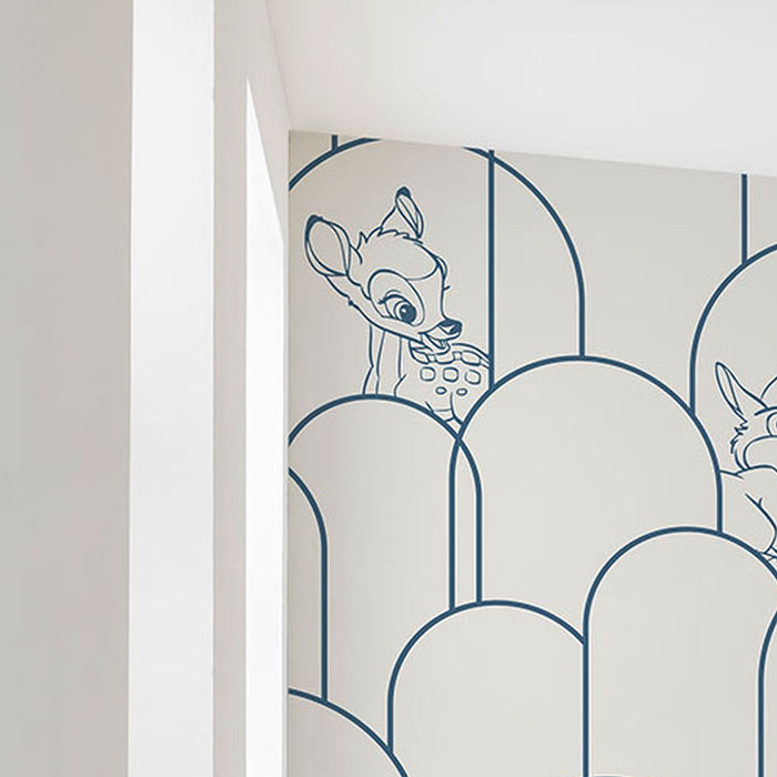 Vlies Fototapete | Hide away Bambi | Größe 250 x 250 cm