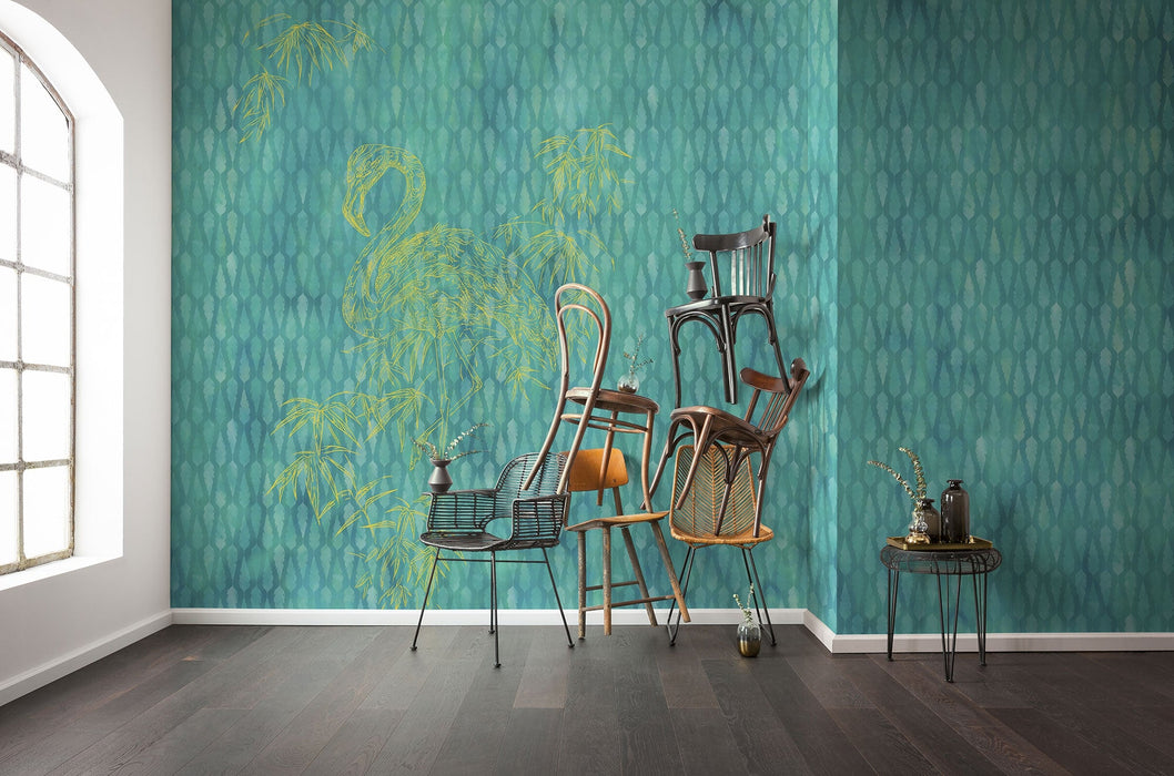 Vlies Fototapete | Wild Flamingo | Größe 400 x 250 cm