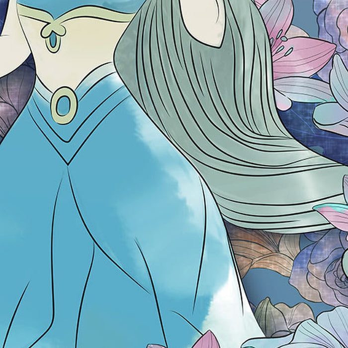 Vlies Fototapete | Jasmin Colored Flowers | Größe 200 x 280 cm