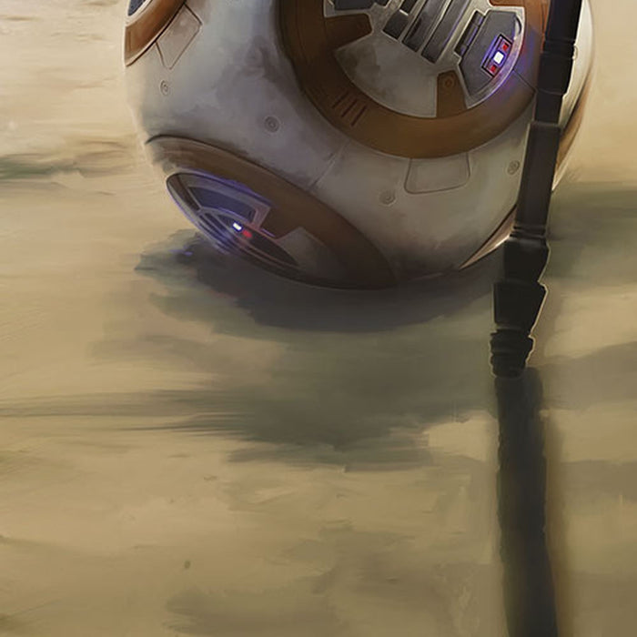 Papier Fototapete | STAR WARS Rey | Größe 184 x 254 cm