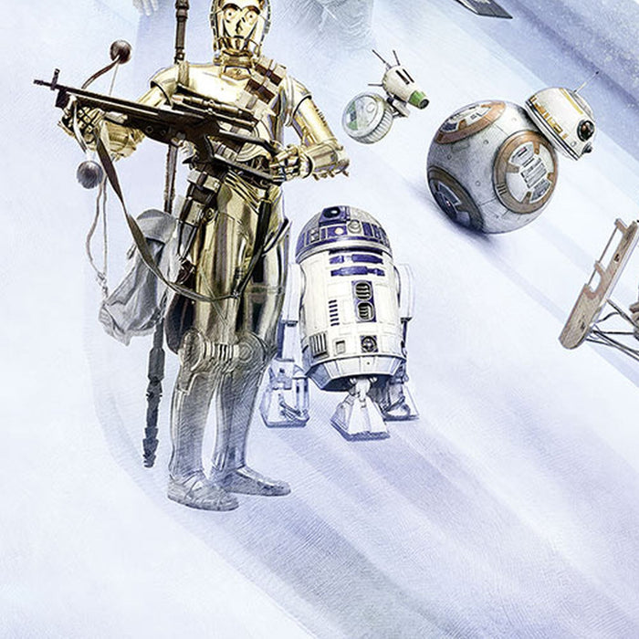 Papier Fototapete | STAR WARS EP9 Movie Poster Wide | Größe 368 x 254 cm