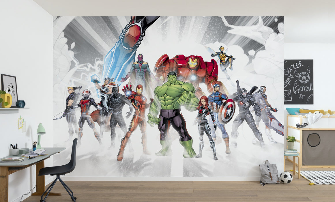Komar | Papier Fototapete | Avengers Unite | Größe 368 x 254 cm