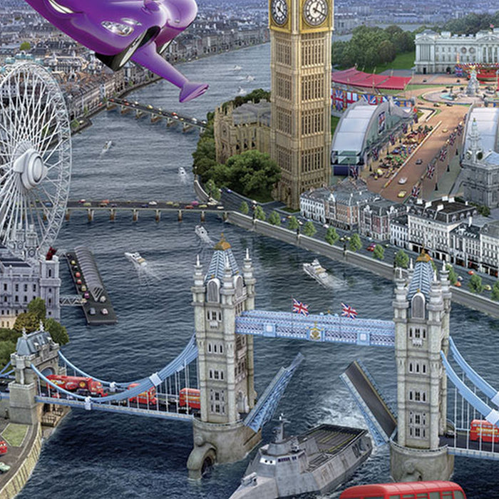 Papier Fototapete |  Cars World | Größe 368 x 254 cm