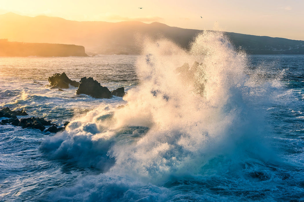 Vlies Fototapete | Exploding Elements | Größe 300 x 200 cm