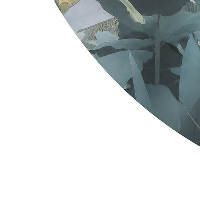 Selbstklebende Vlies Fototapete/Wandtattoo | Exotic Jungle | Größe 125 x 125 cm