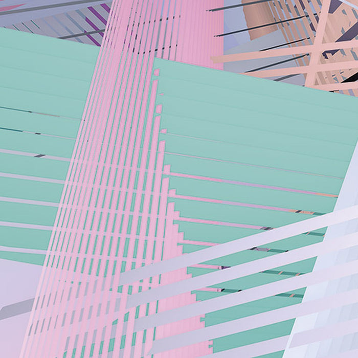 Vlies Fototapete | Space Grid Spring | Größe 400 x 250 cm