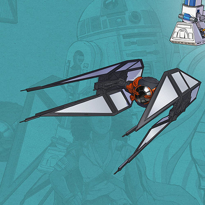 Vlies Fototapete | Star Wars Cartoon Collage Wide | Größe 400 x 280 cm