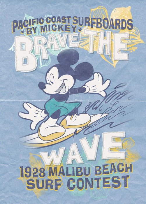 Vlies Fototapete | Mickey Brave the Wave | Größe 200 x 280 cm