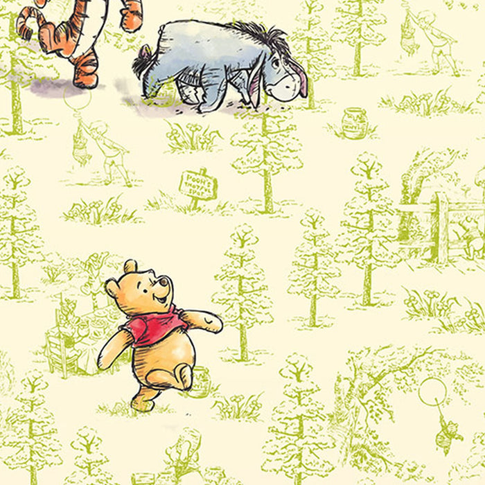Vlies Fototapete | Winnie the Pooh Friends | Größe 300 x 280 cm