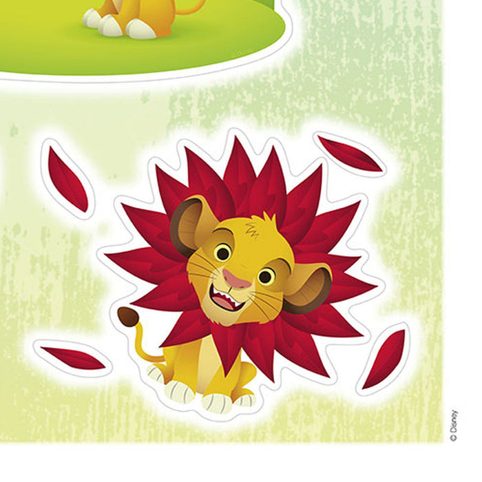 Komar | Wandtattoo | Lion King Wildlife  | Größe 50 x 70 cm