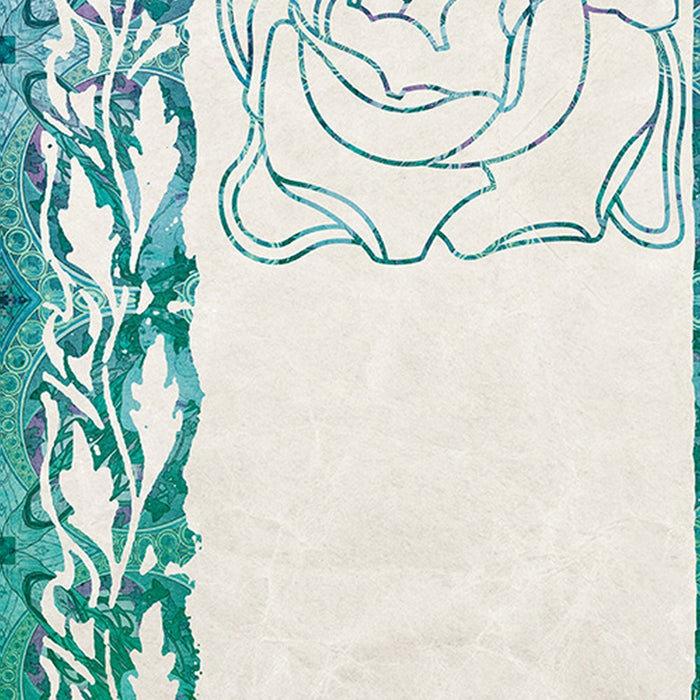 Vlies Fototapete | Art Nouveau Bleu | Größe 250 x 280 cm