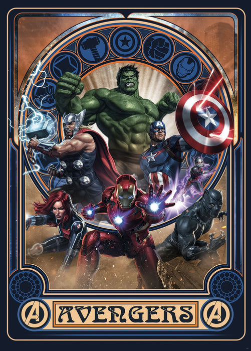Vlies Fototapete | Avengers Ornament | Größe 200 x 280 cm