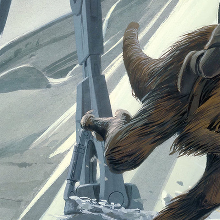 Vlies Fototapete | Star Wars Classic RMQ Hoth Battle Ground | Größe 500 x 250 cm