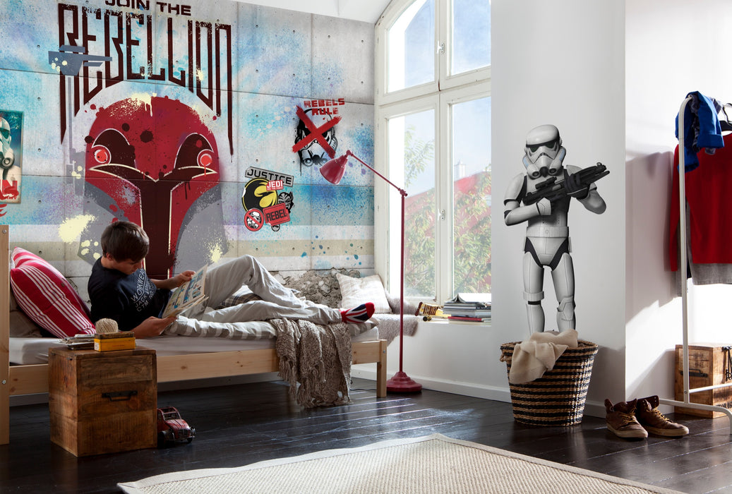 Komar | Papier Fototapete | Star Wars Rebels Wall | Größe 368 x 254 cm