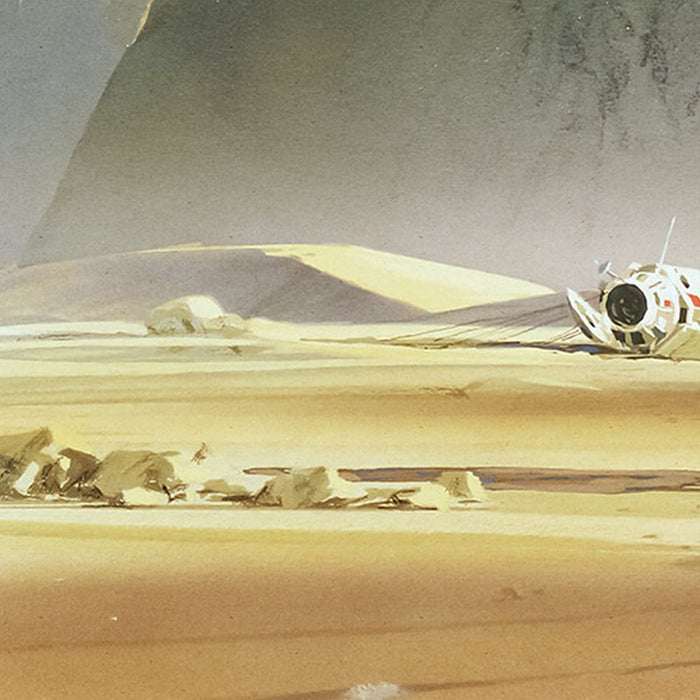 Vlies Fototapete | Star Wars Classic RMQ Droids | Größe 500 x 250 cm