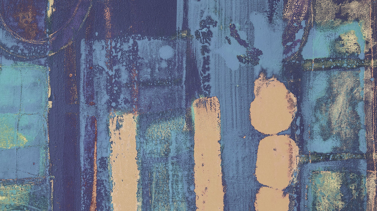 Vlies Fototapete | Stems Blooming Blue  | Größe 500 x 280 cm