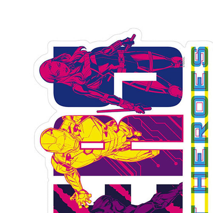 Wandtattoo | Avengers Mightiest Heroes  | Größe 100 x 70 cm